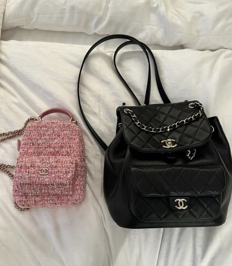 Chanel Backpack Aesthetic, Aesthetic Backpack, Dream Bags, Luxury Backpack, Chanel Backpack, Bratz Doll, Bags Designer Fashion, Bagpack, Designer Fashion