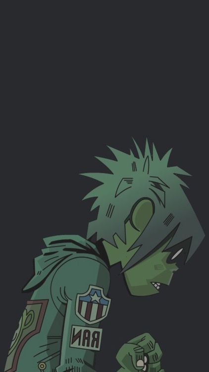 2D lockscreen Post Malone Wallpaper, Wallpaper Cartoon, Post Malone, Gorillaz, A Cartoon, Cartoon Wallpaper, Stars, Green, Hair