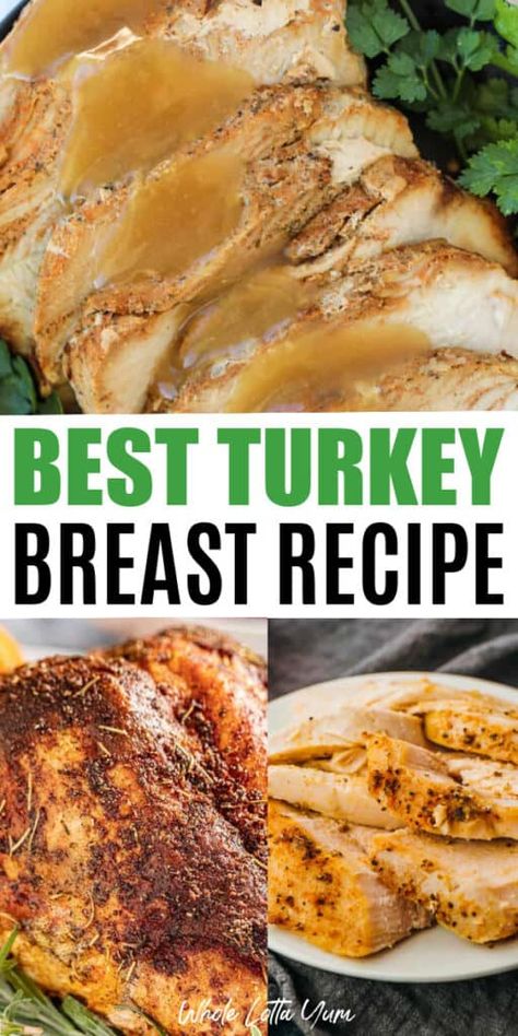 Half Turkey Breast Recipe, Honey Baked Turkey Breast, Best Turkey Breast Recipe, Honey Baked Turkey, Honey Glazed Turkey, Baked Turkey Breast, Half Recipe, Best Turkey Recipe, Turkey Breast Crockpot