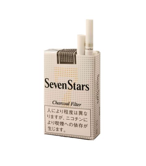 Japanese Ciggerate, Seven Stars Nana, Cigattetes Aesthetic, Seven Star Ciggaretes, Nana Ciggerate, Cigsaftersex Album Covers, Ciggerette Case, Lana Del Ray Ciggaretes, Blind Eyes