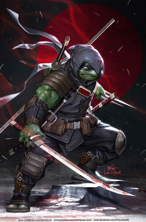 Tmnt The Last Ronin, Inhyuk Lee, The Last Ronin, Arte Nerd, Arte Ninja, Teenage Mutant Ninja Turtles Artwork, Teenage Mutant Ninja Turtles Art, Ninja Turtles Artwork, Tmnt Artwork