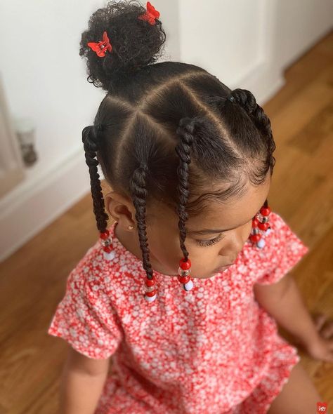 Daughter Hairstyles, Camping Hair, Kids Curly Hairstyles, African Hair Braiding Styles, Cute Curly Hairstyles, Sunday Style, African Braids Hairstyles, African Hairstyles, Kids Hairstyles