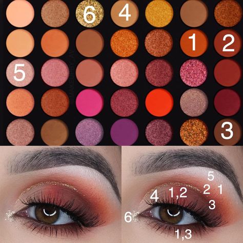 Profusion Eyeshadow Palette, Pretty Eye Makeup, Eye Makeup Palette, Makeup Secret, Makeup Tutorial Eyeshadow, Eye Makeup Steps, Pinterest Makeup, Eye Makeup Designs, Black Makeup