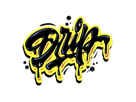 Graffiti Inspiration, Cartoon Of Yourself, Graffiti Lettering Alphabet, Drip Art, Graffiti Style Art, Shirt Design Inspiration, Graffiti Drawing, Graffiti Styles, Vector Artwork