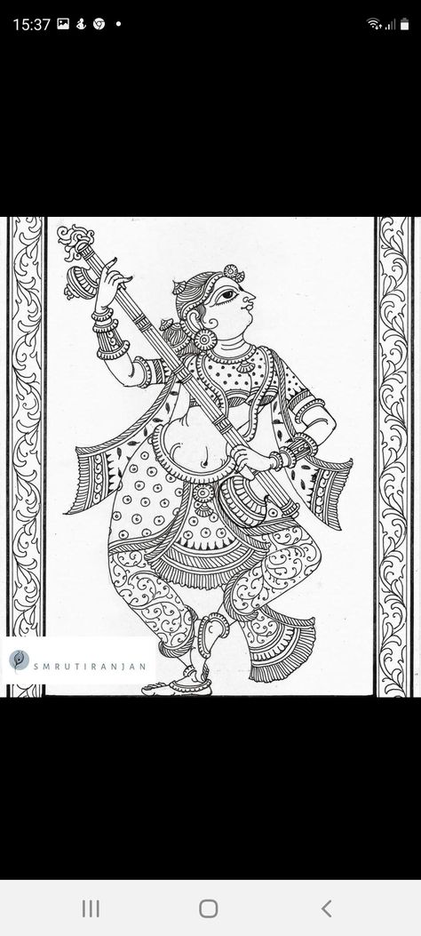 Patachitra Paintings Design, Navaratri Drawings, Warli Arts, Odisha Pattachitra, Cheriyal Paintings, Odisha Art, Patachitra Paintings, Pattachitra Paintings, Pattachitra Art