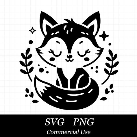 Svg Free Files For Cricut, Fox Svg, Cricut Animals, Sweater Svg, Cute Svg, Flowers Svg, Image Svg, Animal Svg, Cricut Craft Room