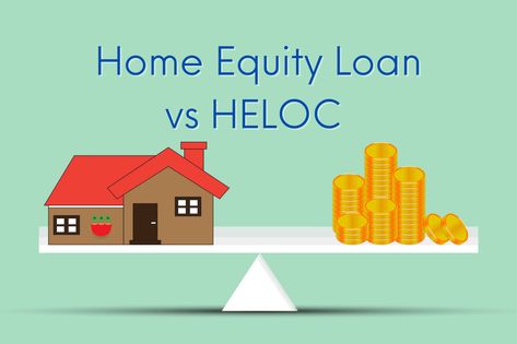 Considering a Second Mortgage? Here’s the Scoop on Home Equity Loans vs. HELOCs #heloc #homeequity #homeequityloans Heloc Vs Home Equity Loan, Loans For Poor Credit, Loan Money, Home Equity Loan, Home Improvement Loans, Good Credit Score, Types Of Loans, Line Of Credit, Home Equity