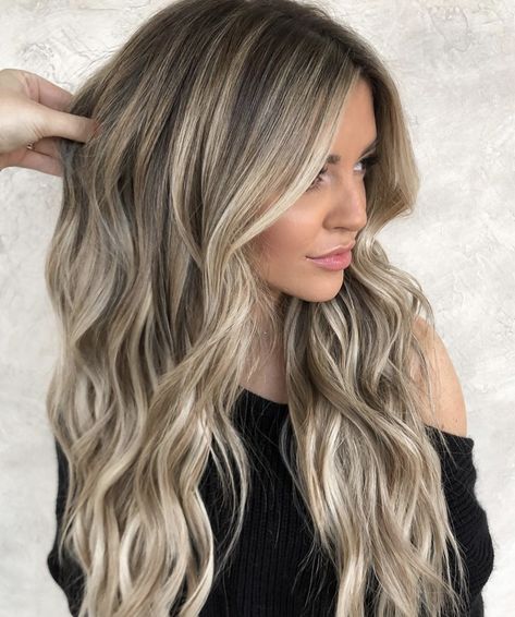 Blonde Dimensional Hair Low Lights, Blond Hair On A Brunette, Bronde Dimensional Highlights, Full Set Highlights Blonde, Hilight Lowlight Blonde, Dimensional Color Hair, All Over Blonde Highlights On Brown Hair, Deminsional Blonde Hair, Blonde Hair From Brown