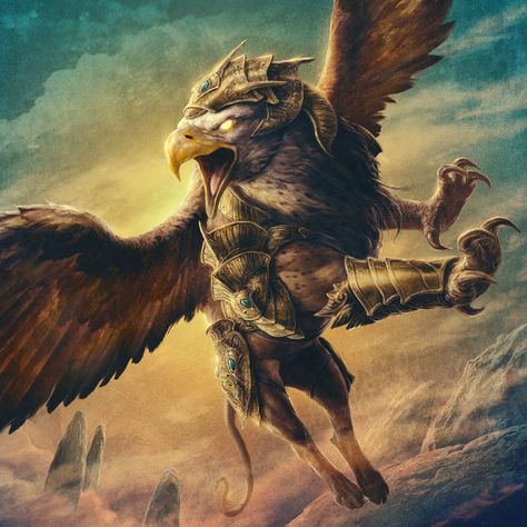 Nobilities Gryphon by JasonEngle.deviantart.com on @DeviantArt Griffin Mythical, Mythological Animals, Mythical Animal, Fantasy Beasts, Mythical Beast, Fantasy Images, Fantasy Creatures Art, Mythical Creatures Art, Mythological Creatures