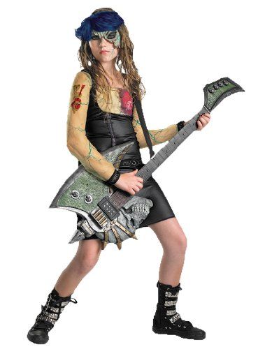 Heartbreak Rocker 1416 *** See this terrific product. (This is an affiliate link ). Rocker Girl Costume, Rocker Halloween Costume, Rocker Costume, Dress With Sleeve, Kids Costumes Girls, Rocker Girl, Zombie Costume, Fancy Dress Up, Scary Halloween Costumes