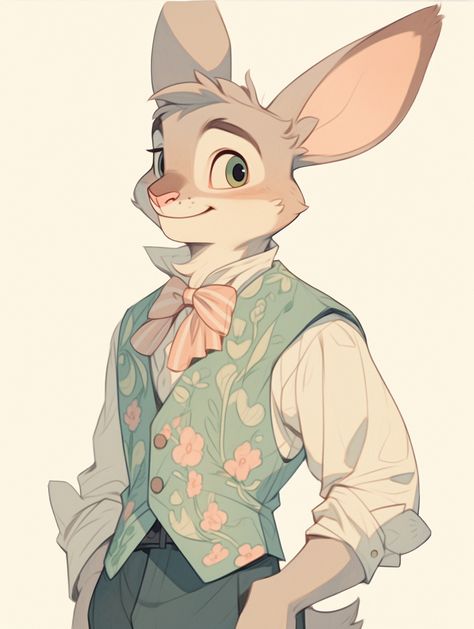 Cute Bunny Character Design, Rabbit Dnd Character, Rabbit People Art, Rabbit Person Art, Harengon Dnd Art Male, Dnd Harengon Character Art, Anthro Rabbit Character Design, Anthropomorphic Character Design, Rabbit Character Design Human