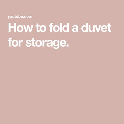 How to fold a duvet for storage. Folding A Comforter Hack, How To Fold A Comforter, Closet Hacks, Dyi Projects, How To Fold, Queen Comforter, Duvet Comforters, Duvet Covers, Duvet