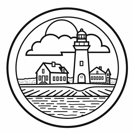 illustration of Outer Banks seaside escape Cool Coloring Pages, Free Coloring Pages, Outer Banks, Free Kids, Travel With Kids, Free Coloring, Coloring Pages For Kids, Coloring Page, Geography