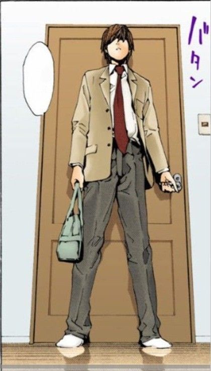 Light Yagami Clothes, Light Yagami Full Body Picture, Light Yagami Manga Colored, Light Yagami Outfit, Manipulative Men, Manga Colored, Animal Crossing Fan Art, Like I Love You, Notes Style