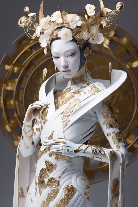 ♔ Cyborgs Japonais Générés par l'IA Chinese Futuristic