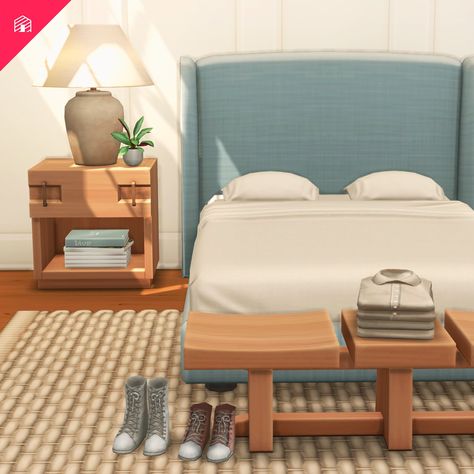 Coastal Collection 7 — House of Harlix Cc Clutter, Sims4 Build, Sims 4 Beds, Sims Furniture, Furniture Cc, Cc Furniture, Sims 4 Bedroom, Save For House, The Sims 4 Packs