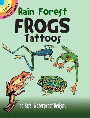 Rain Forest Frogs Tattoos (Dover Tattoos) by Steven James Petruccio,http://smile.amazon.com/dp/0486295176/ref=cm_sw_r_pi_dp_8XvGtb0Y09HZX3C4 Rainforest Frog, Frog Party, Red Eyed Tree Frog, Frog Jewelry, Poison Dart, Frog Tattoos, Book Crafts Diy, Forest Tattoos, Frog Gifts