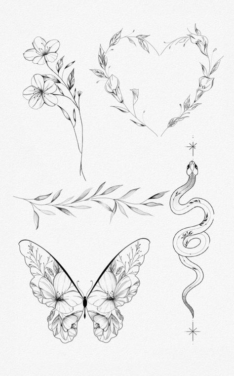 November Tattoo Ideas, Thestral Tattoo, Butterfly Tattoos Images, Butterfly Tattoos On Arm, Small Pretty Tattoos, Delicate Tattoo, Floral Tattoo Design, Temporary Tattoo Designs, Dainty Tattoos