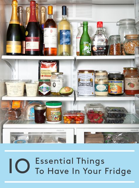 10 essentials that food lovers ALWAYS have in the fridge Fridge Essentials, Kitchen Staples, 10 Essentials, Pantry Essentials, Breakfast Tacos, Cooking Basics, Mouth Watering Food, How To Cook Quinoa, Menu Planning