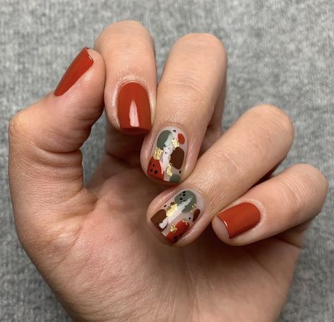 Christmas nails | winter nails | holiday nails | holiday mail inspiration | Christmas nail ideas | Boho Christmas Nail Ideas, Christmas Abstract Nails, Christmas Nails Abstract, Abstract Holiday Nails, Christmas Vacation Nail Art, Thanksgiving/christmas Nail Ideas, Abstract Nail Art, Autumn Nails, Licorice