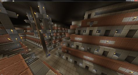 Mineshaft Strip Mine Minecraft, Minecraft Strip Mine Entrance, Minecraft Strip Mine Design, Minecraft Strip Mine, Mine Entrance, Minecraft Mine, Mine Minecraft, Big Cross, Crafting Ideas