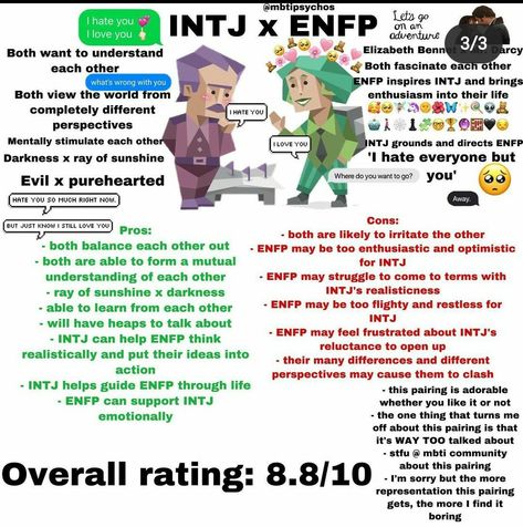 Intj Loves You, Intj X Enfp Couple, Intj Enfp Relationship, Enfp Intj Couple, Enfp Boyfriend, Intj Boyfriend, Intj Facts, Enfp Meme, Enfp X Intj