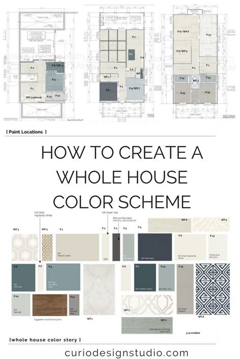 Whole House Color Scheme, Interior Paint Colors Schemes, House Color Palettes, It 2017, Farm House Colors, House Color Schemes, House Color, Design Seeds, Interior Paint Colors