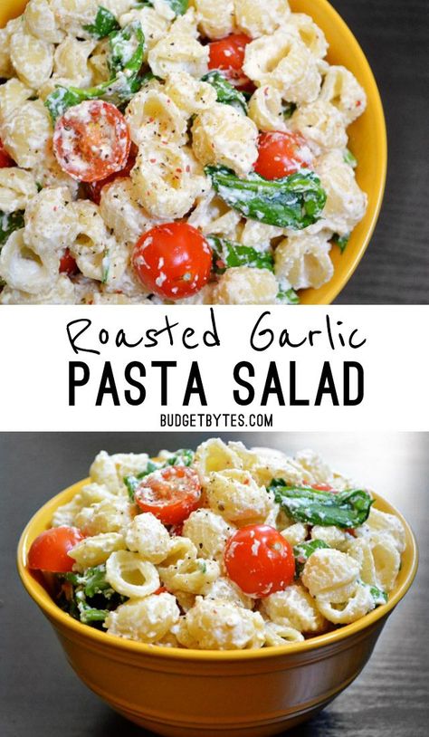 Roasted Garlic Pasta Salad, Garlic Pasta Salad, Fresh Pasta Salad, Roasted Garlic Pasta, Bacon Ranch Pasta Salad, Vegan Pasta Salad, Ranch Pasta Salad, Best Pasta Salad, Salad Pasta