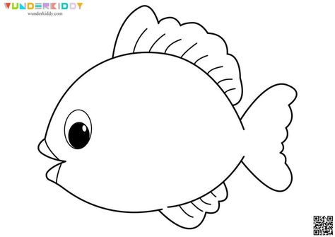 Fish Drawing For Kids, Preschool Drawing, Roll And Draw, Fish Roll, Paper Dice, Drawing Worksheets, Beginner Exercises, Fish Printables, Fish Template