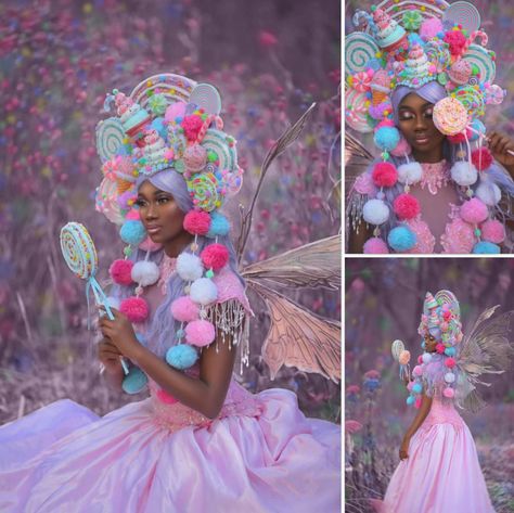 Candy Land Outfit Ideas Women, Mannequin Hairstyles, Gogo Dancer Outfits, Mannequin Hair, Candy Rush, Candy Kingdom, Candy Photoshoot, Candy Costumes, Edc Outfits