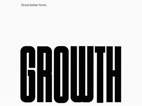 Growth Type by Broworks Growth Typography, Growth Graphic Design, Impact Logo Design, Growth Logo Design, Logo Growth, Growth Branding, Growth Logo, Kinetic Type, Motion Ideas