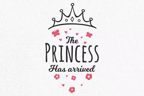 The Princess Has Arrived SVG Bundle Baby Girl Svg Little - Etsy Lithuania Practical Magic Cricut, The Princess Has Arrived, Princess Logo, White Background Quotes, Newborn Quotes, Newborn Svg, Princess Svg