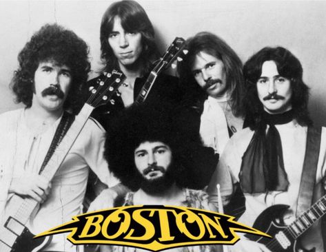 1976 Boston (band), Tom Scholz, Boston Massachusetts US #boston #bostonband (L890) Brad Delp, Boston Band, Vintage Concert Posters, Classic Rock Bands, Greatest Rock Bands, Classic Rock And Roll, 80s Bands, Recorder Music, Rock Legends