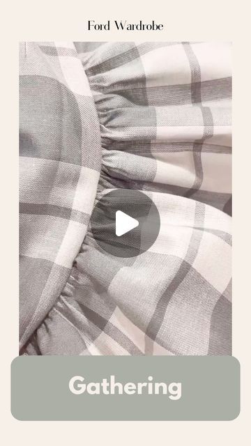 Annie Stafford - Learn to sew on Instagram: "❗️Gather up, gather up ❗️

This is my favorite way to gather fabric, and I’m sure it will be yours too once you see how effective it is 😉

If you’re new to sewing and are a beginner, this method of gathering is called the 🚂 “Train Tracks” 🚂 method, as it involves sewing two parallel lines of gathering stitches. You then pull the thread, allowing the fabric to gather up and create this perfect gathering effect every time.

There are a few tips and tricks here that you need to know about:

💕 Use a strong polyester thread like Gutermann, nothing is worse than gathering your fabric and your thread snaps!

🎀 Got old thread around? Use a contrasting thread color when sewing your gathering stitches. This not only uses up old thread but also makes Gathering Stitch, Gather Fabric, Sewing Things, Sewing Essentials, Parallel Lines, Train Tracks, Learn To Sew, The Train, Sew On