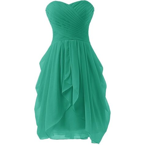 Bbonlinedress Chiffon Bridesmaid Dress Short Homecoming Dance Gown ($55) ❤ liked on Polyvore featuring dresses, gowns, short bridesmaid dresses, short chiffon dress, bridesmaid dresses, chiffon bridesmaid dresses and chiffon dresses Simple Evening Gown, Bridesmaid Dresses Short, Bridesmaid Dress Short, Dress Short Prom, Green Chiffon Dress, Dresses Silver, Turquoise Bridesmaid Dresses, Silver Dresses, Purple Homecoming Dress