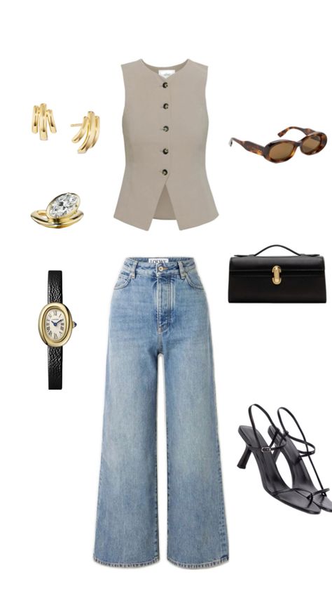 Must Have Jeans, Mode Tips, Perfect Blue, Classy Casual, Summer Set, Baggy Pants, Casual Chic Outfit, Fashion Mistakes, Looks Chic