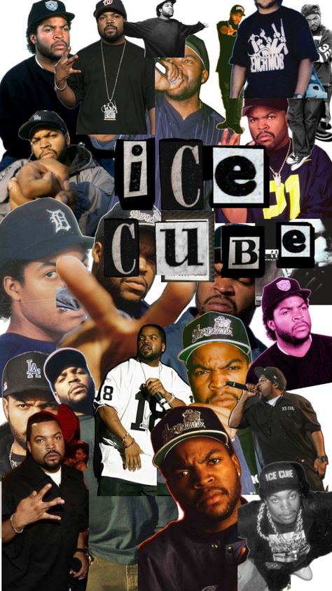 Ice Cube Background, Ice Cube Wallpaper Aesthetic, 90s Rappers Aesthetic Wallpaper, Ice Cube 90s, Crip Wallpaper, Ice Cube Poster, Ice Cube Wallpaper, Rap Collage, 90s Lifestyle