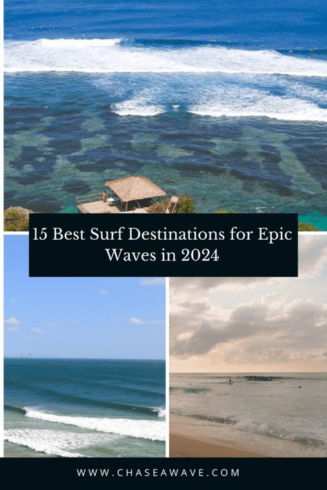 🌊 Dreaming of your next surf adventure? 🌍 Discover the 15 best surf destinations around the world! 

From the legendary waves of Oahu's North Shore to the hidden gems of Sardegna, Italy, this guide covers epic spots for every level. 

Whether you’re a seasoned pro or just starting out, these destinations promise unforgettable waves and stunning scenery. 🏄‍♂️🏄‍♀️ 

Click the link to dive into the ultimate surf trip inspiration! 🌴✨ 

#Surfing #TravelGoals #AdventureAwaits #SurfTrip Best Surfing Destinations, Best Surfing Spots, Destin Resorts, Stunning Scenery, North Shore Oahu, Surf Club, Sup Surf, Point Break, Surf Camp