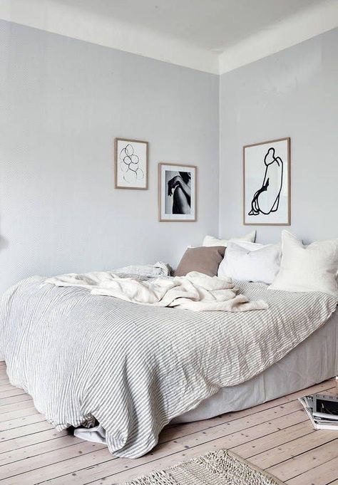 Warm Grey Bedroom, Coco Lapine Design, Grey Home, Grey Houses, Design Blogs, Grey Bedroom, Modern Bedroom Design, Warm Grey, Small Living Room