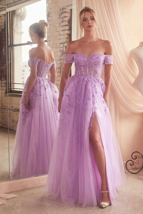 Plus Size Gowns Formal, Lace A Line Dress, Cinderella Divine, Off Shoulder Gown, Tulle Ball Gown, Prom Girl, Tulle Gown, Gowns Of Elegance, A Line Gown