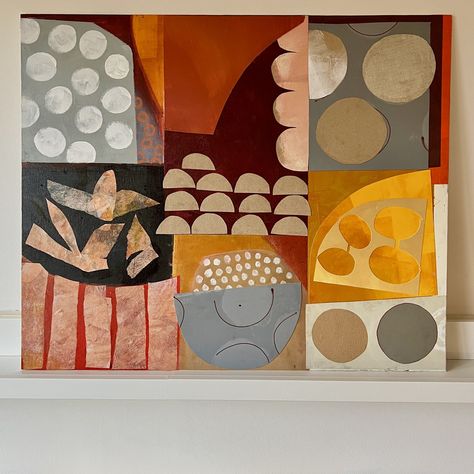 Kate Welch (@katewelchart) • Instagram photos and videos Kate Welch Collage, Abstract Contemporary Art, Collage Abstract, Collage Art Mixed Media, Acrylic Painting Tutorials, Collage Artists, Collage Paper, Geometric Abstract, Art Collage