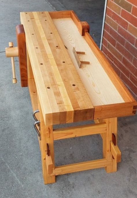 Workbench Plan, Portable Workbench, Workbench Designs, Workbench Plans Diy, Carpentry And Joinery, Woodworking Bench Plans, Wood Crafting Tools, Diy Workbench, Workbench Plans