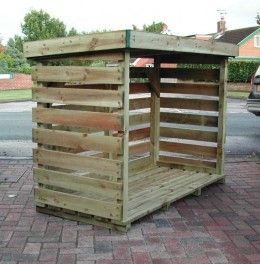 How To Make A Log Store Log Stores, Firewood Storage Outdoor, Timber Logs, Christmas Diy Wood, Log Store, Firewood Rack, Wood Store, Firewood Storage, Wood Shed