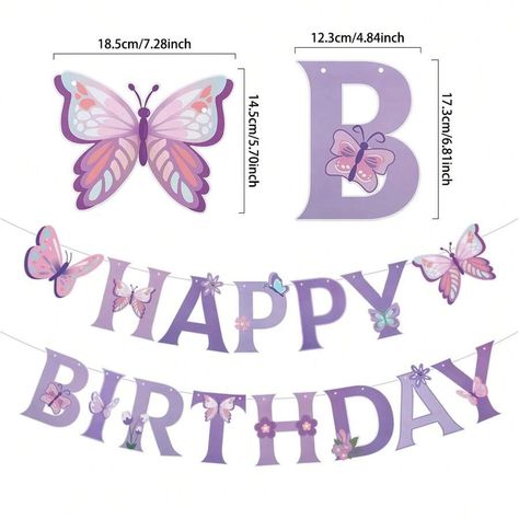 20pcs Purple Butterfly Garland Banner With Spiral Flower Hoop Pendant For Diy Adult Kid Birthday Party Baby Shower Decorations for Sale Australia| New Collection Online Butterfly Banner, Pink Purple Butterfly, Butterfly Garland, Flag Hanging, Banner Flag, Adult Birthday Party, Wreath Diy, Purple Butterfly, Diy Wreath