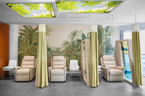 Oncology Hospital Design, Oncology Clinic Design, Infusion Clinic Design, Iv Bar Design, Nursing Room Design, Iv Therapy Room Design, Lactation Room, Healthcare Interior Design, Nursing Room