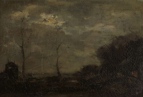 Sailing by moonlight. 1882 | Jacob Maris | oil painting Muted Landscape, Digital Minimalism, Moody Painting, Academia Art, Moonlight Painting, Moody Art, Art Print Collection, Custom Art Print, Into The Night