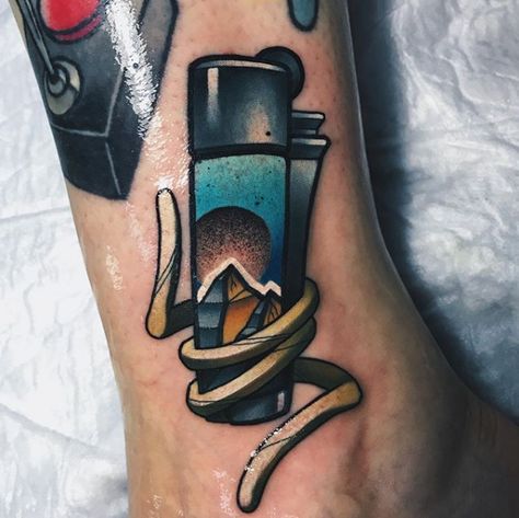 Lighter Tattoo, Mountains Tattoo, Make Tattoo, Mountain Tattoo, Body Modifications, Skin Art, A Tattoo, New Trends, Tatting