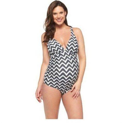 One Piece Maternity Swimsuit Chevron Print Xl Don't Miss Out On Style When You're Expecting. This One-Piece Maternity Swimsuit Features A Deep Neckline The Cross Back Elevates The Look, While The Ruching Along The Sides Help Accommodate Your Growing Bump. Designed With Soft And Stretchy Fabric, This Black Swimsuit Offers Comfort And The Right Coverage With The Sewn-In Cups. Women's Xl Excellent Condition Ships Immediately Women, Swimsuit, Maternity Swimsuit, Maternity One Piece, Maternity Xl, Li Maternity One Piece Swimsuit, Target Maternity, Maternity Bathing Suit, Maternity One Piece, Grey Swimsuit, Target Coupons, Mother Clothing, One Piece Swimsuit Black, Maternity Swim