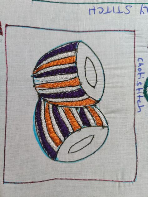 Chotti Stitch In Aari, Aari Work Designs Pattern Hand Embroidery, Easy Cartoon, Aari Design, Easy Cartoon Drawings, Simple Cartoon, Aari Work, Design Drawing, Chain Stitch