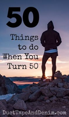 50 things to do when you turn 50. Unique bucket list of adventures in your 50s! DuctTapeAndDenim.com Spiritual Bucket List, 60 Things To Do Before You Turn 60, Women 50 Years Old Fashion, 50th Photoshoot Ideas For Women, 50 Before 50, Bucket List Ideas For Women, 50th Birthday Quotes, Turning 50, Life List